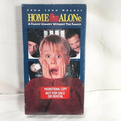 HOME ALONE VHS - RARE SEALED PROMOTIONAL COPY - NOT FOR SALE OR RENTAL - Image 1 of 4