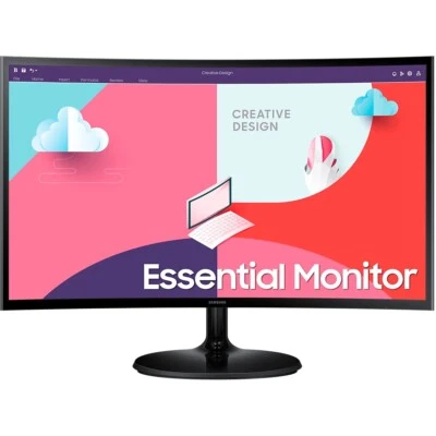 Samsung Bildschirm Curved Monitor 27 Zoll Full HD LED 4ms 75Hz 1800R HDMI PC S36 - Bild 1 von 4