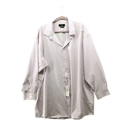 NWT Jones New York Classic Fit Performance Shirt Mens 3XL White Pink Long Sleeve - Image 1 of 4