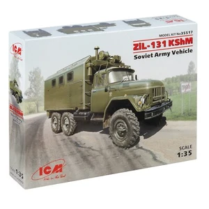 Kit modelo plástico ICM 35517 escala 1:35 ZiL-131 KShM vehículo de comando del ejército soviético - Imagen 1 de 19