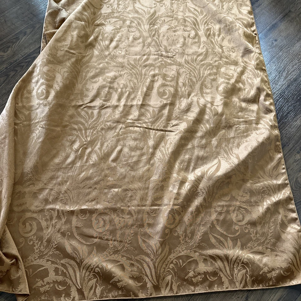 Town & Country Living Otoño Otoño Rollo Damasco 58x116 Mantel Cobre Bronce Foto 1 de 4