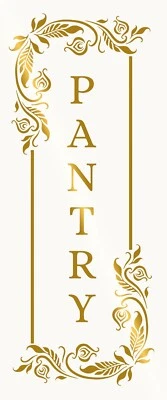 Calcomanía de despensa pegatina interior hogar para puerta pared armario cocina. Envío gratis Foto 1 de 3