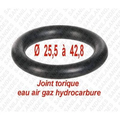 joint torique eau gaz air hydrocarbure -20°C à +80°C sachet de 10 joints