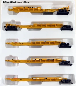 Bowser HO Scale ~ Decaled ~ Trinity RAF33 5 Unit TTAX Spine Car #555008 ~ 42824 - Picture 1 of 2