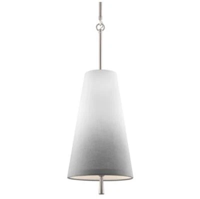 Feiss Tori P1327SN 1-Light Satin Nickel Mini Pendant - Image 1 of 4