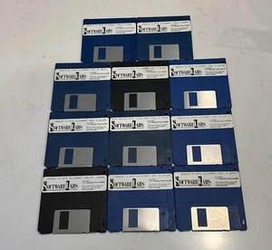 The Software Labs Vintage 3.5" Floppy Disks Lot Bundle Of 11 Soule’s Clip Art - Picture 1 of 6