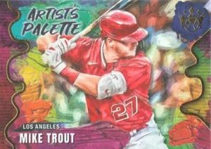 2022 Diamond Kings Baseball Artist's Palette #AP-4 Mike Trout - Picture 1 of 2