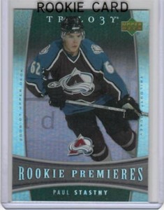06-07 2006-07 TRILOGY PAUL STASTNY ROOKIE RC /999 108 COLORADO AVALANCHE