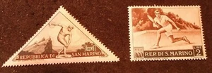 Briefmarken Francobolli Stamps REP. DI S MARINO Sports 1953 Mi from Mi 493-501 - Bild 1 von 2