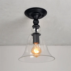 Bedroom Glass Lamp Pendant Light Walkway Ceiling Lights Balcony Ceiling Lighting - Picture 1 of 10