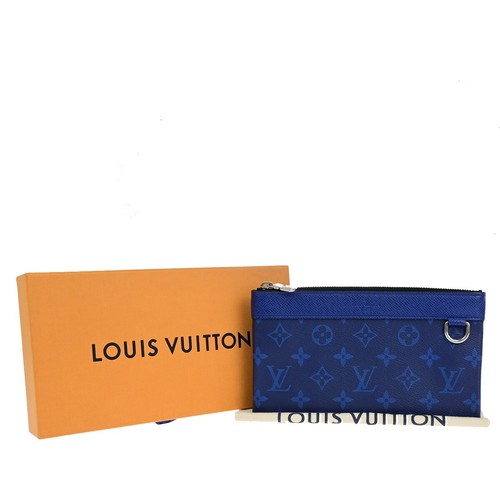LOUIS VUITTON（LV） LOUIS VUITTON Pochette Discovery PM Pochette Portafoglio Taigarama Blu M30278 70EB997