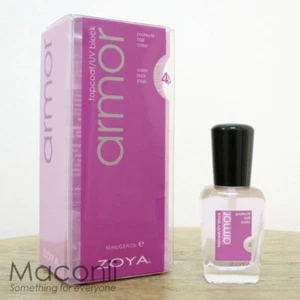 Zoya Armor Coat - Colour Lock System Nail Polish Block UV Glossy Flexible Shine - Picture 1 of 1