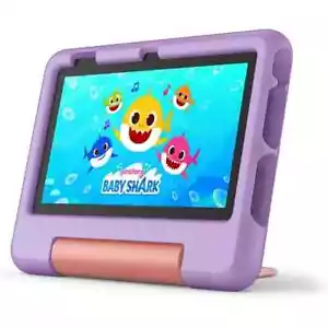 NEW Amazon Fire Tablet Kids Edition 16GB 7th Generation PINK Kid Proof Case - Picture 1 of 4