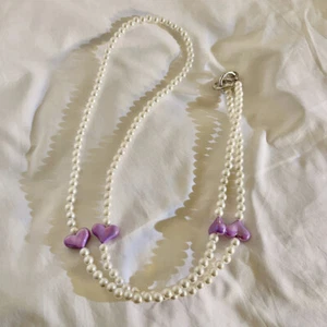 Heart Pearl Bead Long Crossbody Phone Chain Pendant For IPhone For Samsung - Zdjęcie 1 z 17