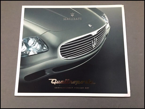 2004 2003 Maserati Quattroporte Spyder Coupe Factory Media CD Sales Brochure - Image 1 of 4