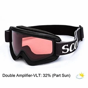 Scott Agent Jr Amplifier Snow Ski Goggles Black - Small Kids Size - New in Box - Picture 1 of 1