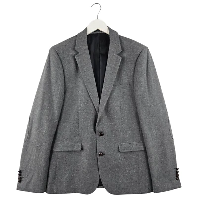 ASOS Mens Grey Wool Suit Jacket Size 42L - Image 1 of 4