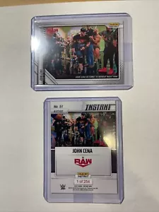 2022 Panini JOHN CENA - WWE #51 - Returns to Monday RAW - 27.06.2022 - #1 Of 254 - Bild 1 von 3
