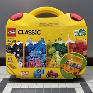 LEGO Classic Creative Suitcase Yellow #10713 213 Piece Bring Along Bricks NEW - Picture 1 of 14