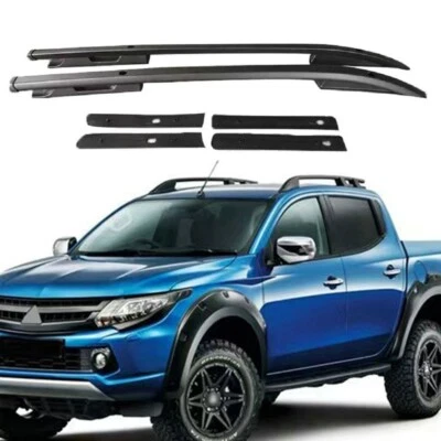 2 PIEZAS rieles portaequipajes para Mitsubishi Triton L200 2014-2023 Foto 1 de 4
