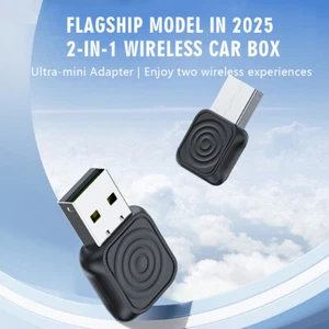 5.0 MINI Ultra Wireless CarPlay Android Auto Adapter Auto Connection - Picture 1 of 17