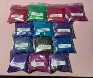 Crystal Flash PEARL MICA PIGMENT SOAP COSMETIC GRADE COLORANT PEARLESCENT POWDER - Picture 1 of 36