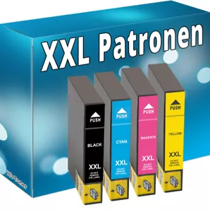 XXL TINTE PATRONEN für Epson 16 XL WF2510WF WF2520NF WF2530WF WF2540WF WF2760DWF - Bild 1 von 19