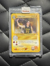 2023 John Rudolph Signed Auto Pokémon Electric Art Card Caitlyn Clark 3/6 V2