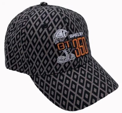 Shelby GT350 Mustang Snake Diamonds Black Hat * Adjustable * Ships FREE To USA! - Image 1 of 2