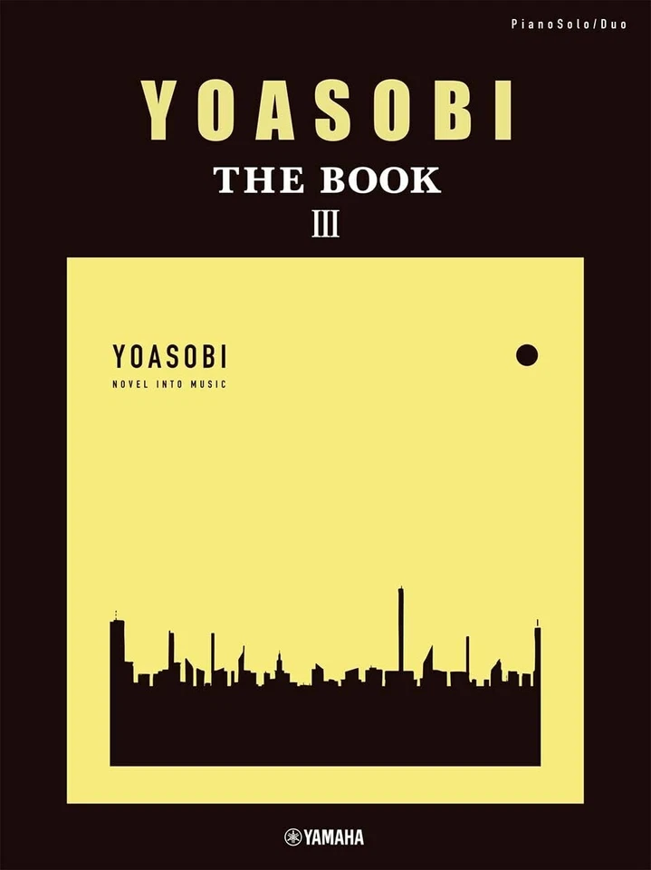 YOASOBI THE BOOK III 3 Piano solo duet Score Book Sheet Music Novel into Music - Image 1 of 1