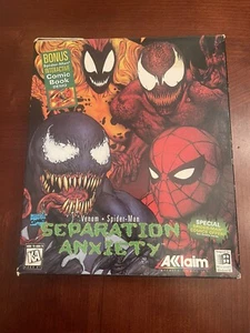 Separation Anxiety Spider-Man & Venom 1995 (PC CD) Big Box “No manual or paper - Picture 1 of 18