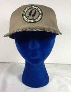 St1136 Signatures Tan Brown Deer Hunter Snapback Hat Hunting - Picture 1 of 1
