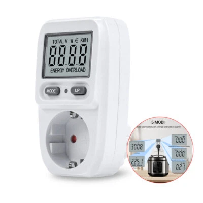 1 Stück Energiekosten Messgerät Stromzähler Energie Strom Verbrauchszähler - Bild 1 von 4