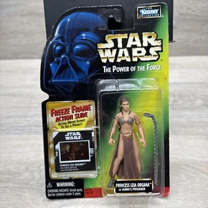 Star Wars Power of the Force Princess Leia Jabba’s Prisoner Slave 1997 sellado - Imagen 1 de 9