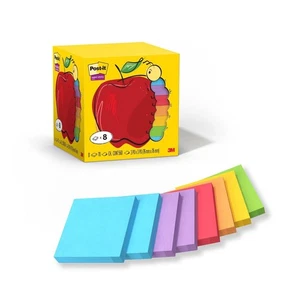 Post-it Super Haftnotizen, 3x3 Zoll, Apfel, 70 Blatt, 8 Stück (560 Blatt insgesamt) - Bild 1 von 8