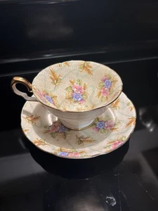 Royal Stafford Bone China Vintage Teetasse & Untertasse - Elizabeth - Bild 1 von 5