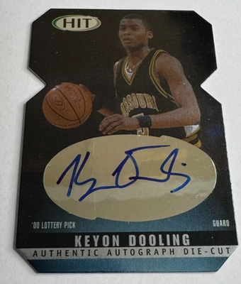 Keyon Dooling 2000 Sage Hit Autographs Diamond Die-Cut RC AUTO Missouri Tigers - Image 1 of 2