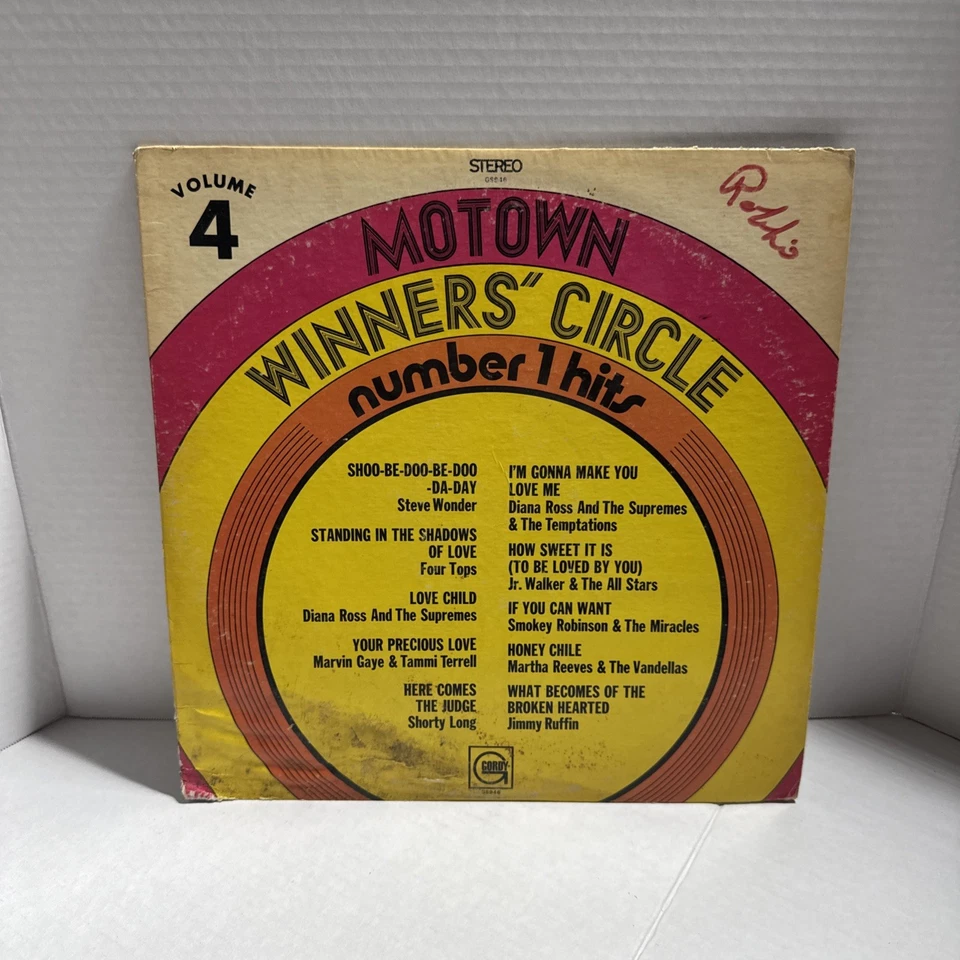 MOTOWN WINNERS’ CIRCLE NUMBER 1 HITS VOLUME 4 VINYL  LP Foto 1 de 4