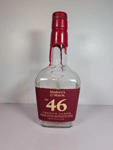 Herstellermarke Nr. 46 leere Bourbon Whisky Flaschen Infinity, Gefrierschrank Tür, Basteln - Bild 1 von 6