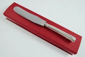 Cased Antique Sheffield Silver Butter Knife Kingston Pattern 1924 Vintage - Picture 1 of 7