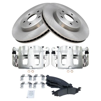 TRQ BKA25191 Disc Brake Kit For Ford Taurus 2010-2012 Front 6L2Z2001A - Image 1 of 4