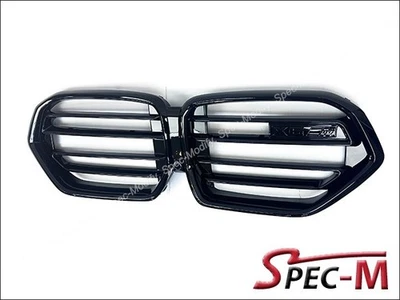 X6M Style Front Gloss Black Kidney Grille Grill Fit For BMW 2024+ G06 X6 LCI - Image 1 of 2