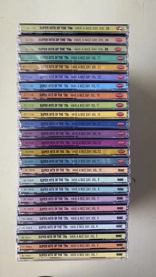 COMPLETE 25 CD SET Rhino Super Hits Of The 70s Have A Nice Day Vol 1-25 - Image 1 of 4