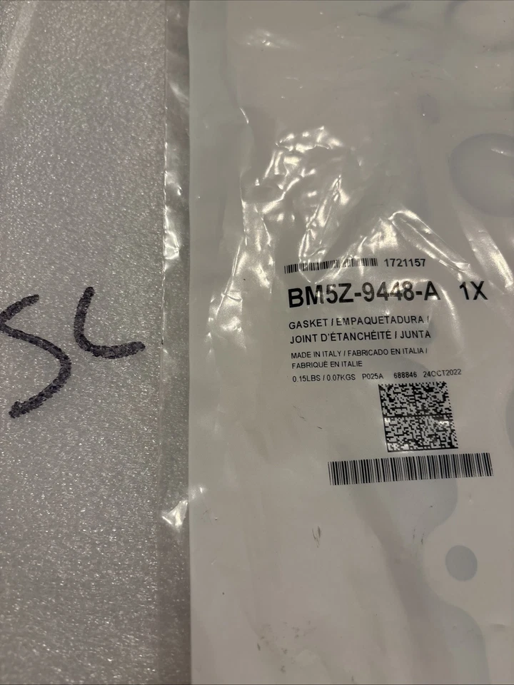 Junta de colector original Ford Fiesta Fusion 2013-2019 BM5Z9448A Foto 1 de 2