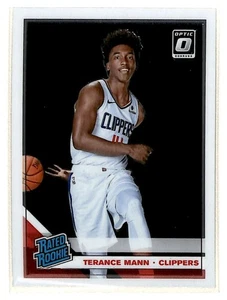 2019-20 Donruss Optic Rated Rookies Signatures Terance Mann RC Los Angeles - Picture 1 of 2