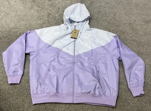 Giacca Windrunner Uomo Nike Sportswear Full Zip - Lilla - DA0001 515 - XL - Foto 1 di 12