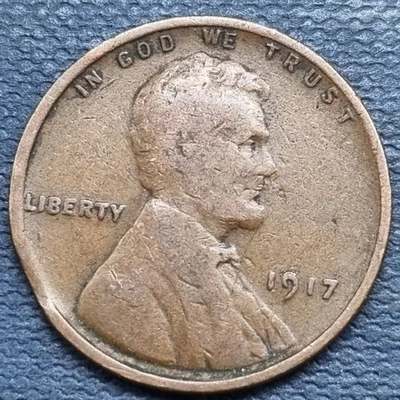 1917 年林肯小麦美分 1c 错误 - 剪板 #94928 — 第 1/2 张图片