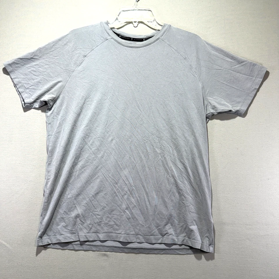 Camisa Kenneth Cole Active Tech para hombre M elástica transpirable suave algodón gris Foto 1 de 4