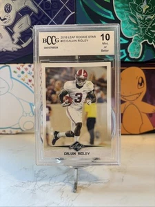 2018 Leaf Rookie Star Calvin Ridley BCCG 10 - Picture 1 of 2