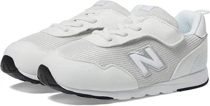 New Balance Kinder 515 New-B Klett-Sneaker, weiß/aluminiumgrau, 2 XW Kleinkind - Bild 1 von 6